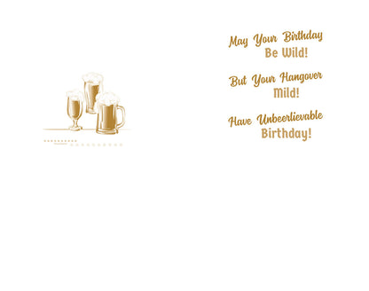 Birthday Card Happy Beer-day