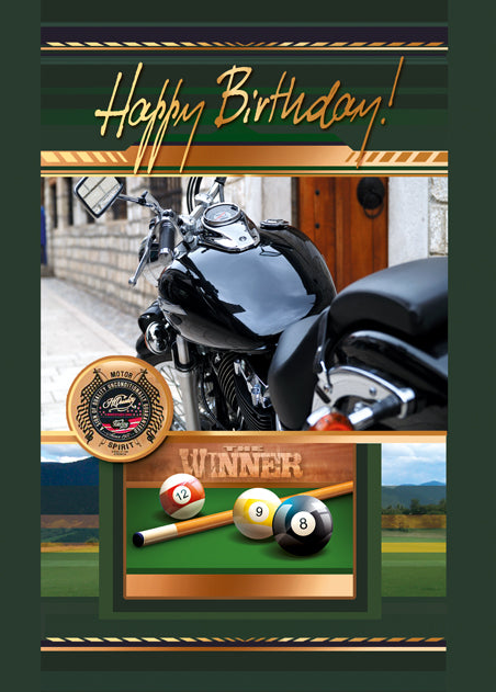 Birthday Card - Happy Birthday for Him - B6L