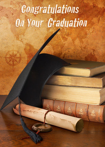 Greeting Card - Congratulations On Your Graduation - A5N