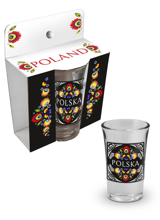 FOLK - Shot glass 35ml (1.2 fl oz) Folk 1 (black)