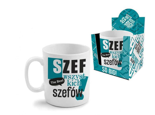 BIG BOSS - Mug Big Boss 1000ml (34fl oz) The boss of all bosses