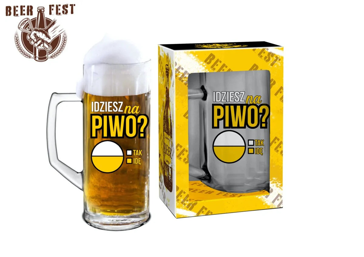 BEER FEST - Beer Mug Reno Ottica 500ml (17 fl oz) Are you going for a beer?