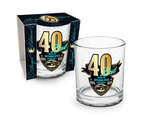 ROYAL EDITION - Whiskey glass Indro 270ml (9lf oz) 40 years