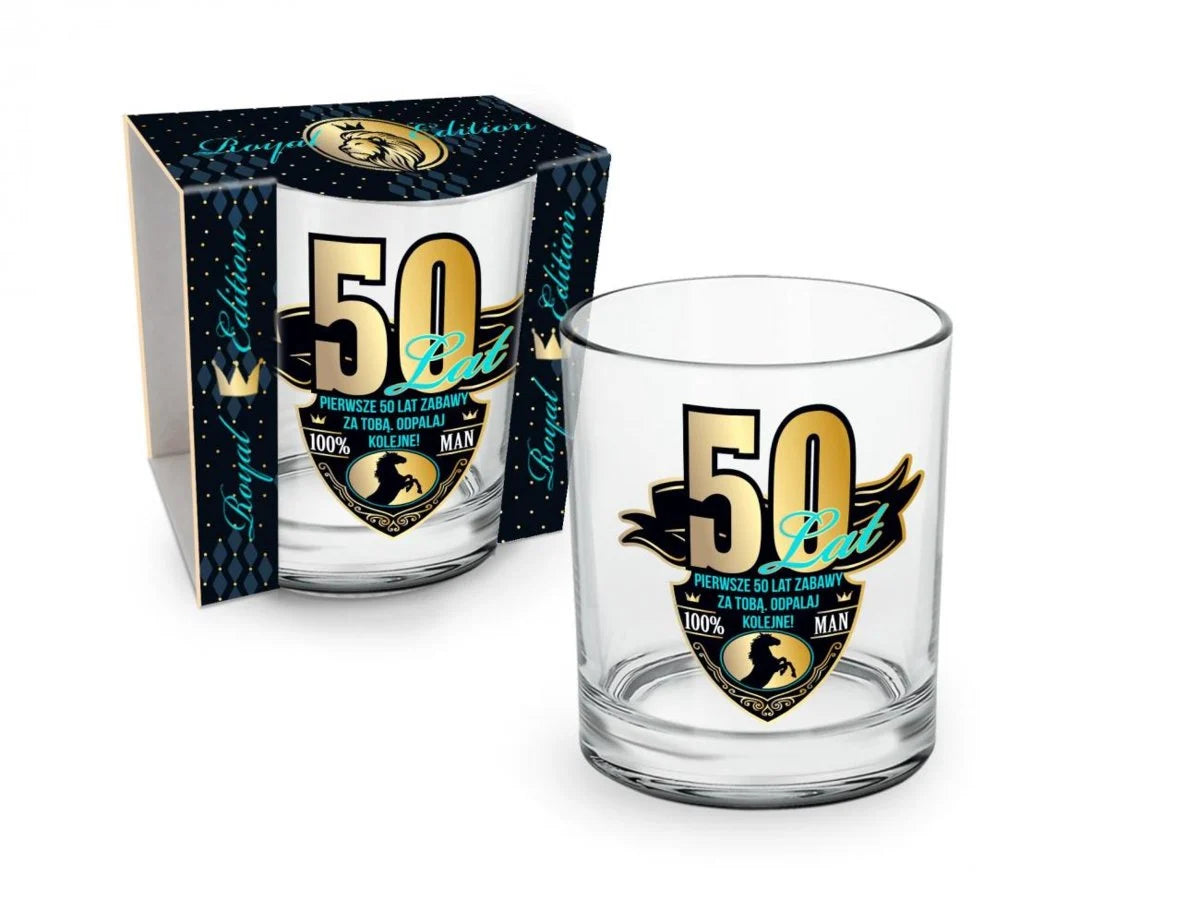 ROYAL EDITION - Whiskey glass Indro 270ml (9lf oz) 50 years