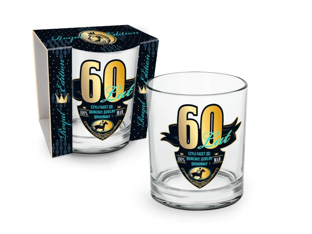 ROYAL EDITION - Whiskey glass Indro 270ml (9lf oz) 60 years