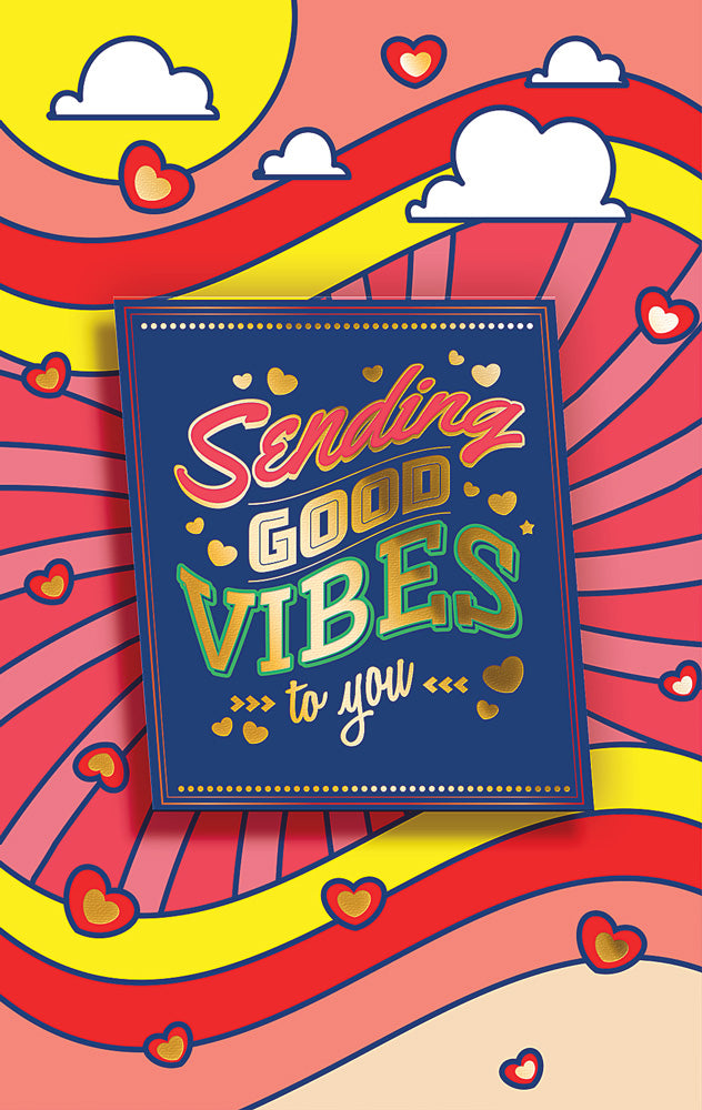 Greeting Card Sending Good Vibes