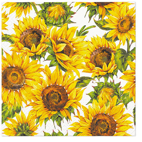 Paper Napkins Sunflowers