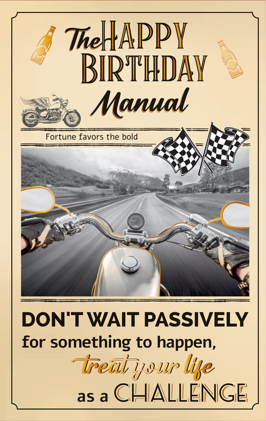 Birthday Card Don't Wait Passively